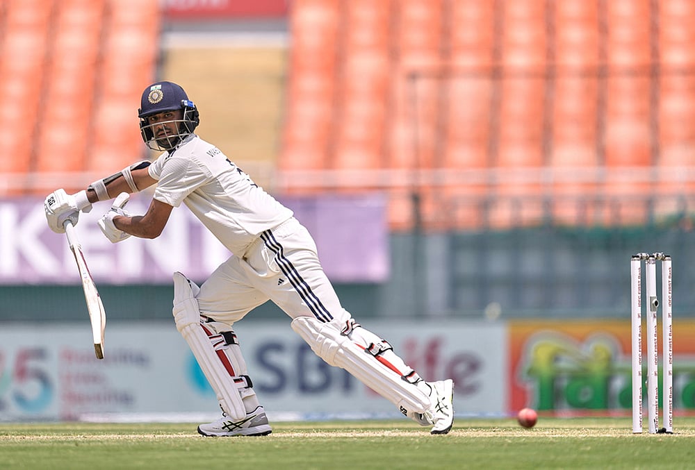 India vs Afghanistan Cricket test match Day 2 highlights—Washington Sundar