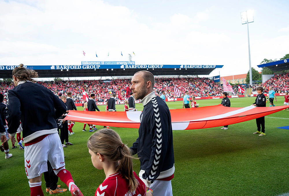 Denmark vs Ukraine international friendly Soccer Christian Eriksen 