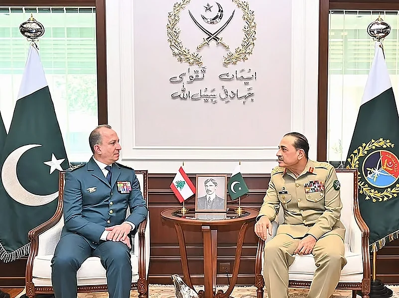 Pakistan Lebanon defence ties, Asim Munir Rodolphe Haykal meeting