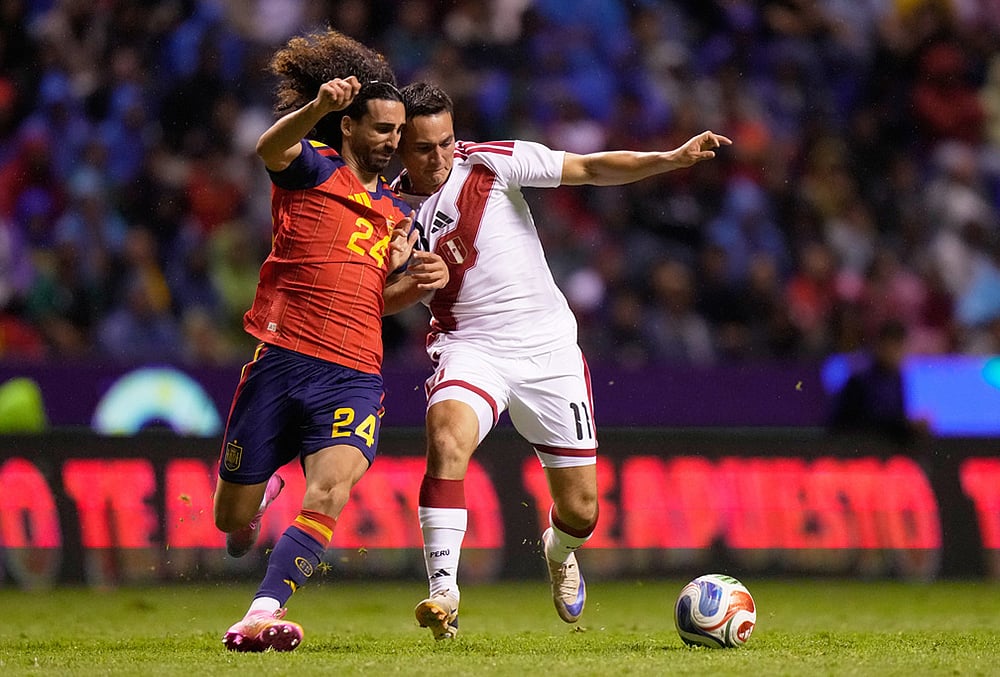 Spain vs Peru International Friendly soccer-Marc Cucurella