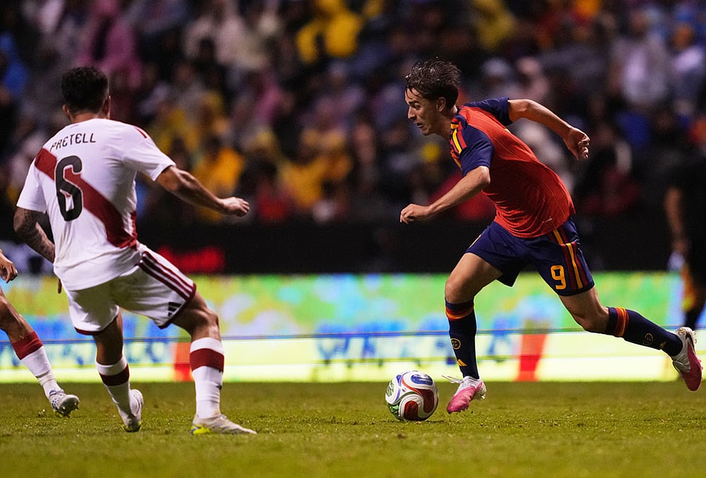 Spain vs Peru International Friendly Soccer-Spains Gavi