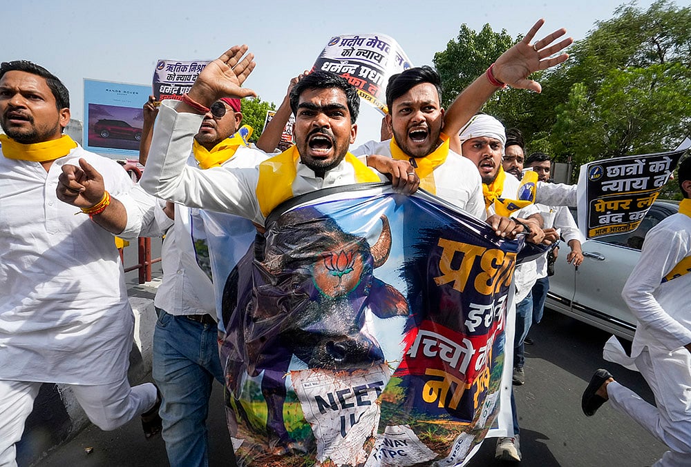 Protest in Lucknow