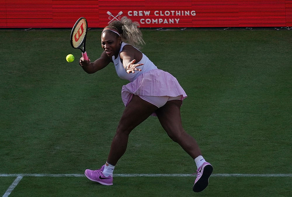 Serena Williams doubles match
