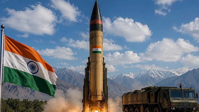 India's Nuclear Arsenal Expands; 12 Warheads Deployed for First Time: SIPRI - AI-generated image