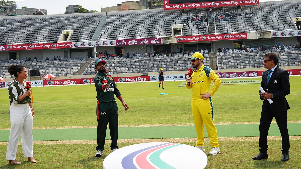 Australia have won the toss and elected to bat first against Bangladesh in the 2nd ODI in Dhaka. - X/Bangladesh Cricket