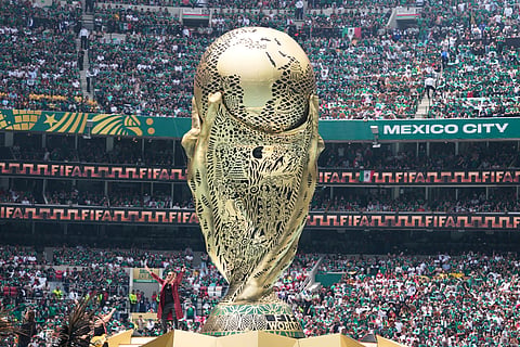 Mana performs before the start of the World Cup Group A match between Mexico and South Africa in Mexico City, Thursday, June 11, 2026.