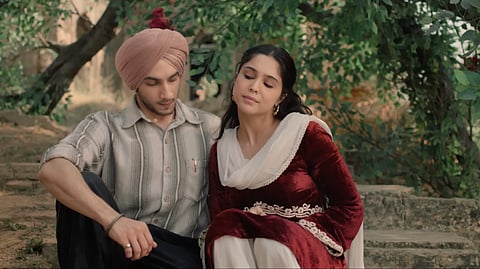 A Still Of Sharvari Wagh And Vedang Raina
