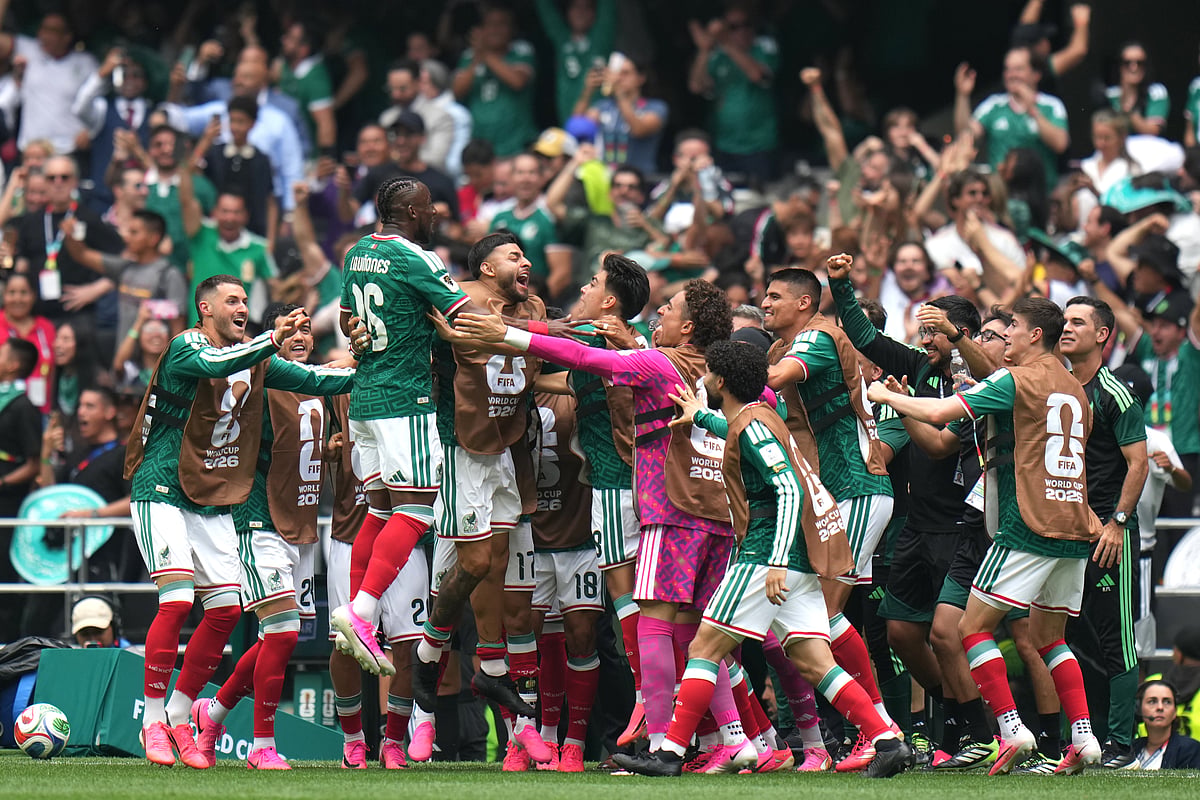 Mexico vs south Africa fifa world cup 2026 group a mexico celebrates ap photo