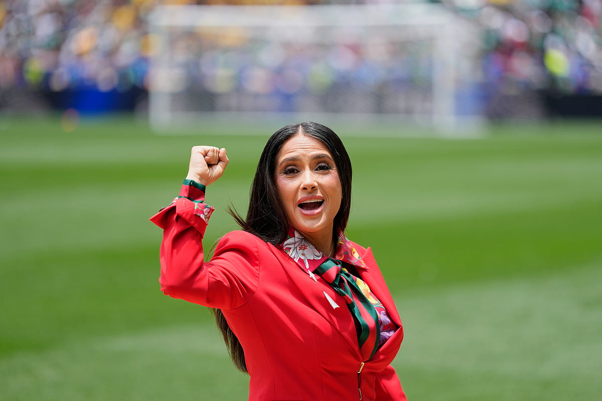 fifa world cup 2026 mexico opening ceremony Salma Hayek AP Photo