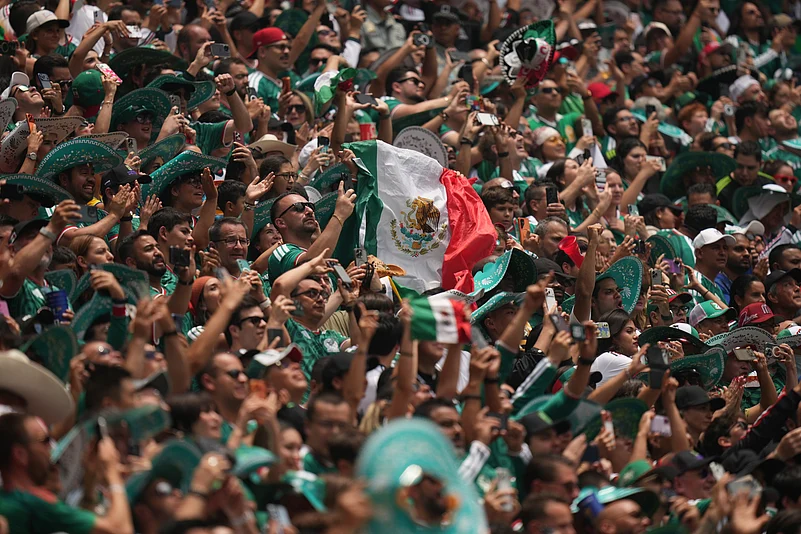 Mexico vs south Africa fifa world cup 2026 group a fans flag ap photo