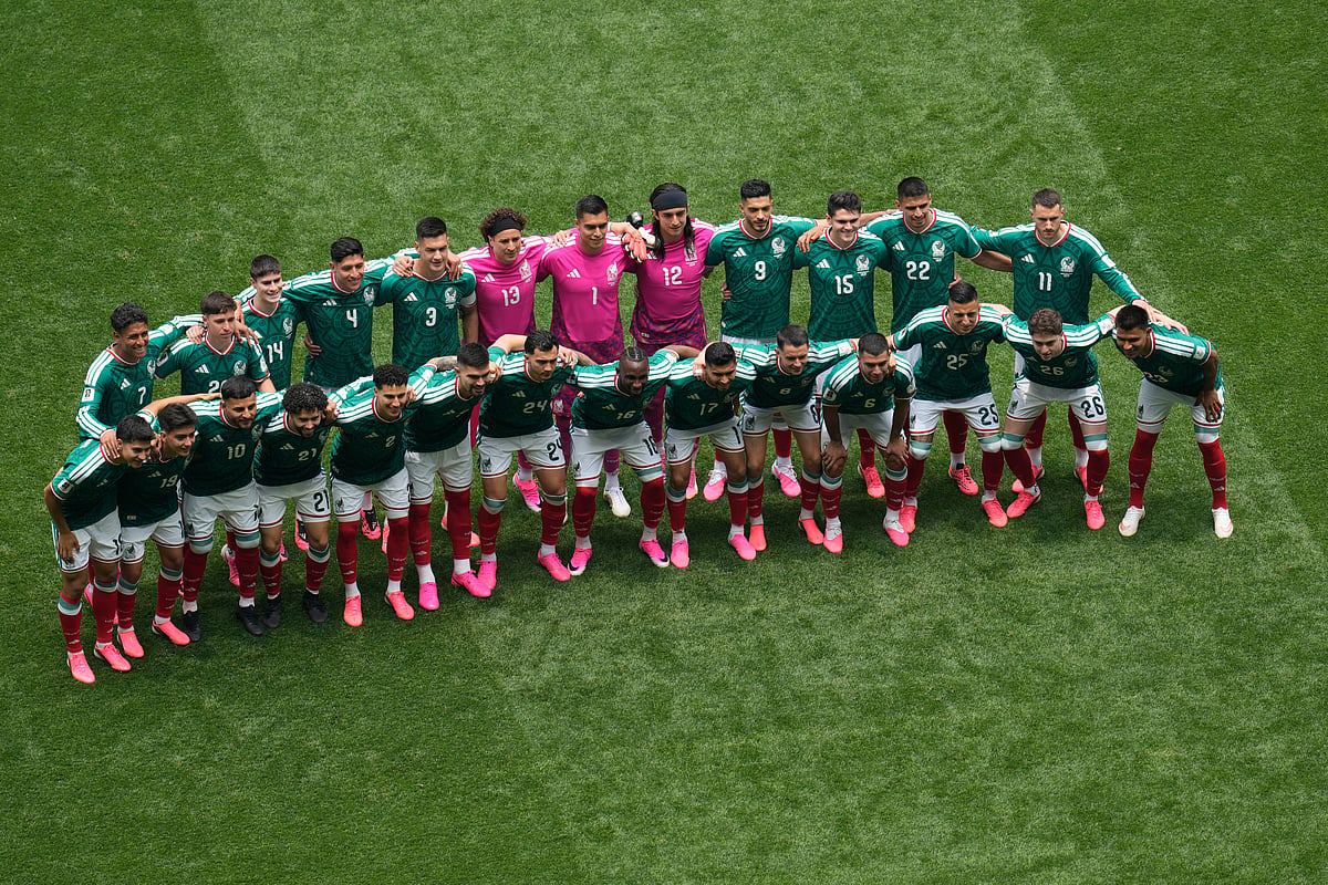 Mexico vs south Africa fifa world cup 2026 group a team Mexico line up ap photo