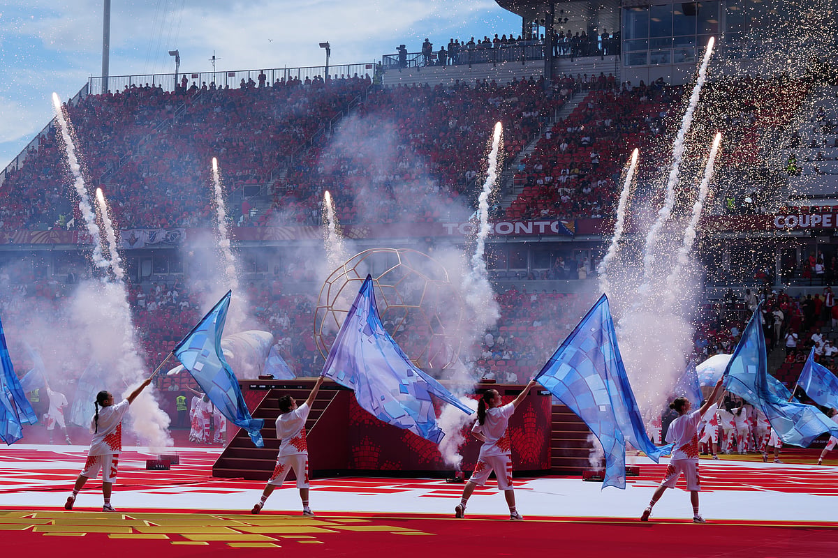 Canada Vs Bosnia-Herzegovina FIFA World Cup 2025 Group B Opening Dancers 2 Canadian Press via AP