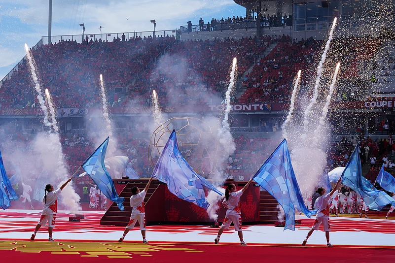 Canada Vs Bosnia-Herzegovina FIFA World Cup 2025 Group B Opening Dancers 2 Canadian Press via AP
