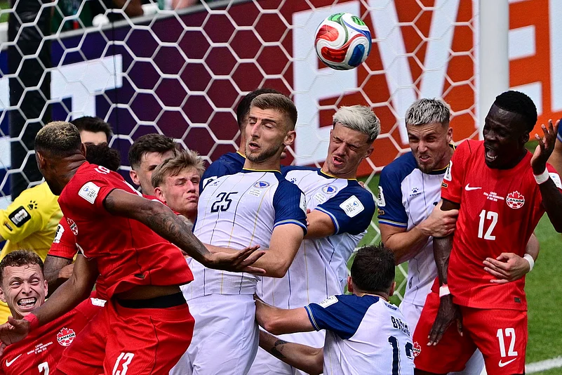Canada Vs Bosnia-Herzegovina, FIFA World Cup 2026 Group B Goalmouth Canadian Press via AP