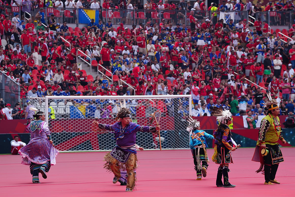 Canada Vs Bosnia-Herzegovina FIFA World Cup 2025 Group B Opening  Indigenous Canadian Press via AP