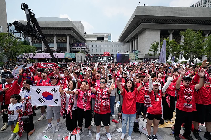 South Korea Vs Czechia FIFA World Cup 2026 Group A Seoul Public Viewing AP Photo