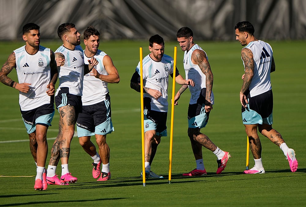 Argentina At FIFA World Cup 2026 La Albiceleste Training photos-Lionel Messi