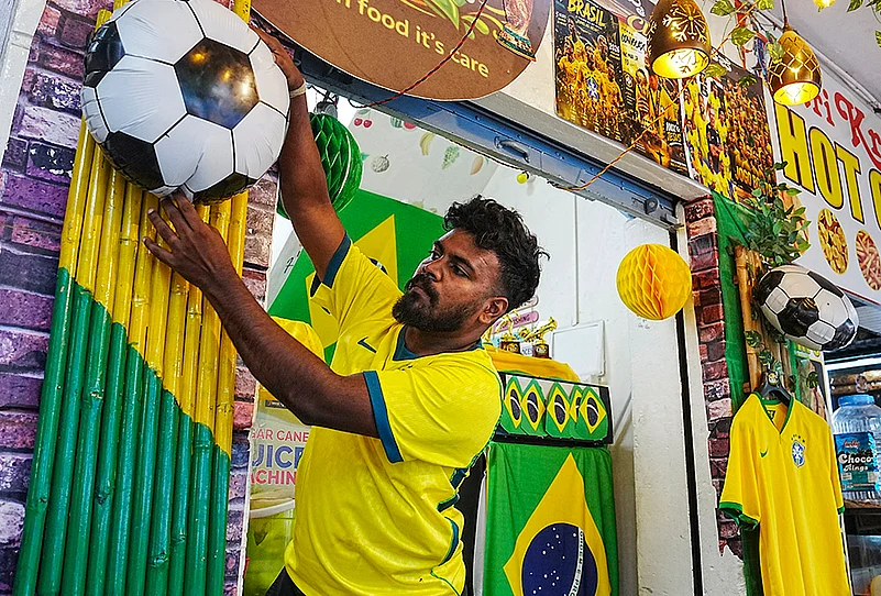 FIFA World Cup Football fans prep in Bengaluru