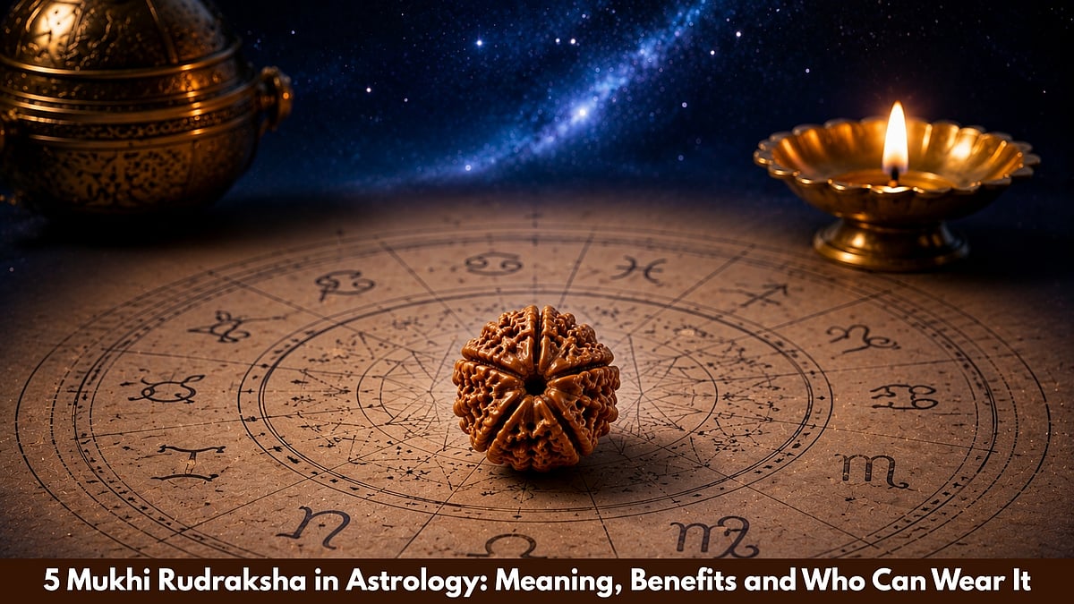 5 Mukhi Rudraksha In Astrology: Meaning, Benefits And Who Can Wear It - null