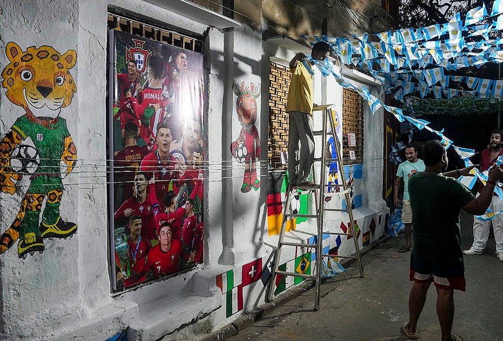 FIFA World Cup Football fans prep in Kolkata