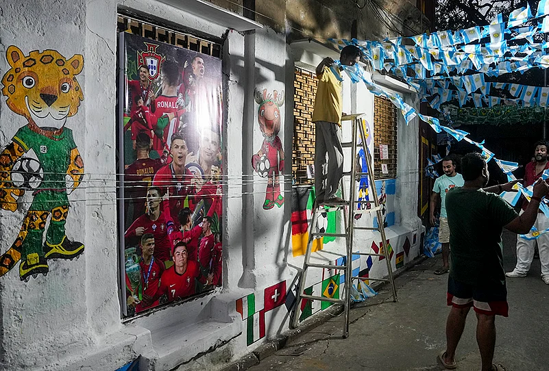 FIFA World Cup Football fans prep in Kolkata