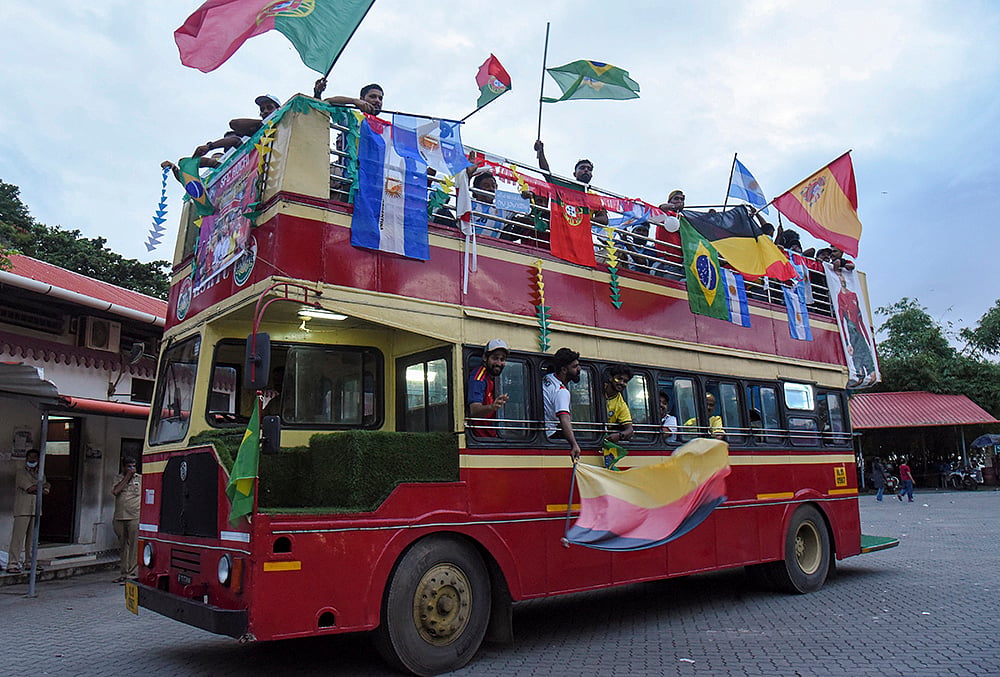 FIFA World Cup Football fans prep in Ernakulam 