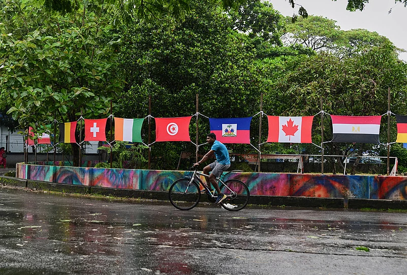 FIFA World Cup Football fans prep in Kochi