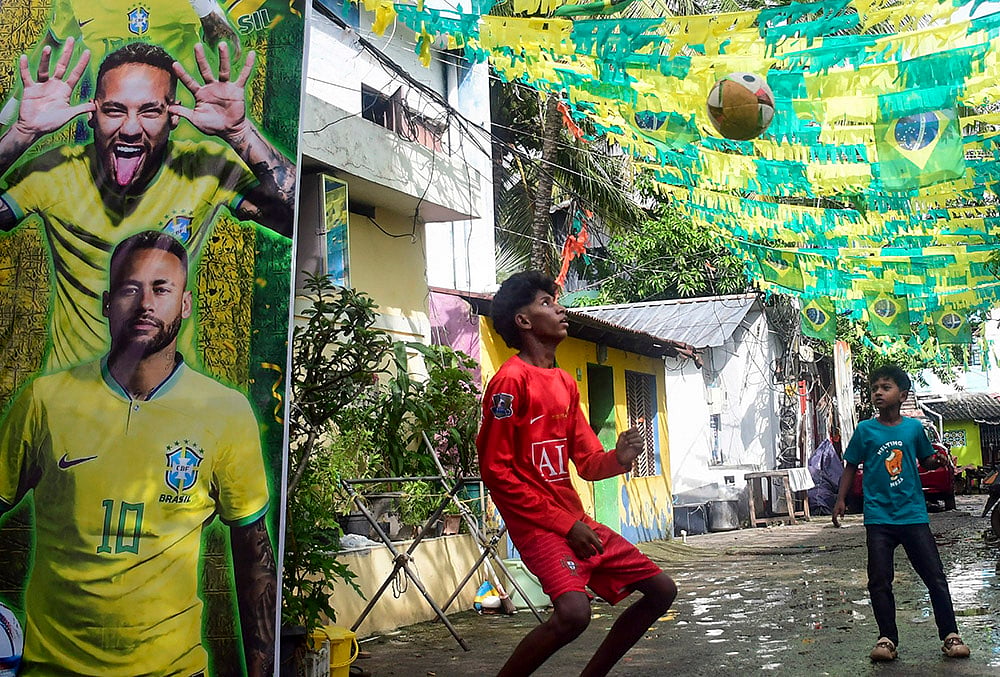 FIFA World Cup Football fans prep in Thiruvananthapuram