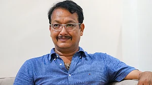 (PTI Photo/Kamal Kishore) : File photo of Jaspal Rana, renowned shooting coach, Asian Games gold medallist, and mentor to Olympic medallist Manu Bhaker, during an interview in New Delhi on August 16, 2024. Rana passed away at the age of 49 on June 11, 2026