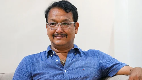 (PTI Photo/Kamal Kishore) : File photo of Jaspal Rana, renowned shooting coach, Asian Games gold medallist, and mentor to Olympic medallist Manu Bhaker, during an interview in New Delhi on August 16, 2024. Rana passed away at the age of 49 on June 11, 2026
