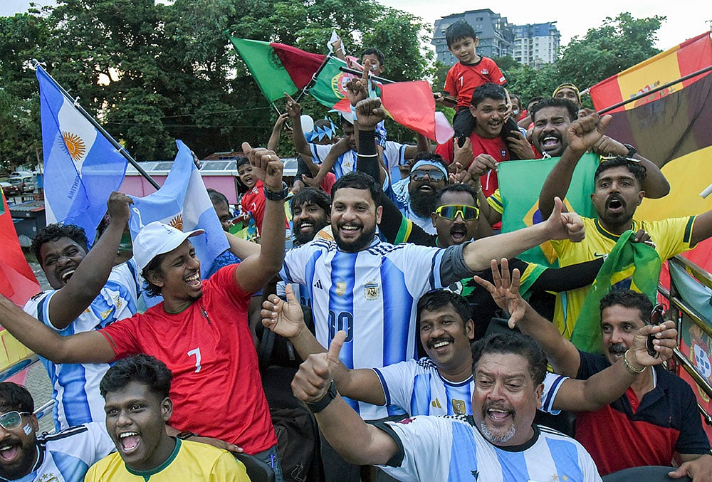 FIFA World Cup Football fans prep in Kochi