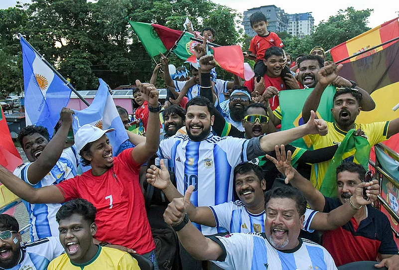 FIFA World Cup Football fans prep in Kochi