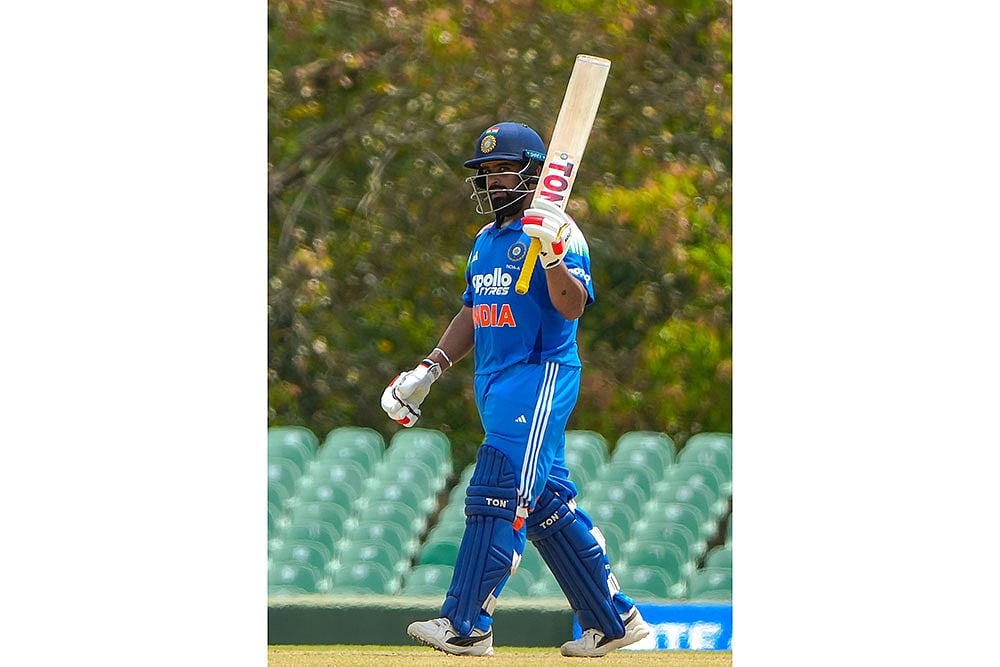 Prabhsimran Singh celebrates his half century