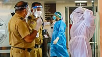 Nipah Reported In Kerala: Here’s Everything You Must Know About The Virus PTI Photo : Health workers and security personnel control entry at an emergency ward at the medical college