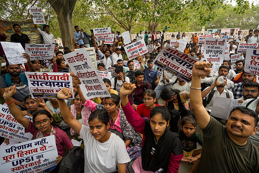 CJP protest in Lucknow