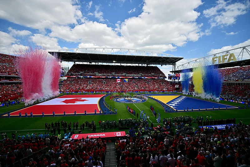 Canada Vs Bosnia-Herzegovina, FIFA World Cup 2026 Group B Pyro Canadian Press via AP