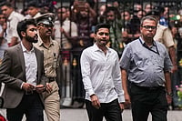 Photo: PTI/Manvender Vashist Lav : Banerjee was questioned by the Enforcement Directorate in Kolkata for around 11 hours on Monday in connection with the alleged teacher recruitment scam.
