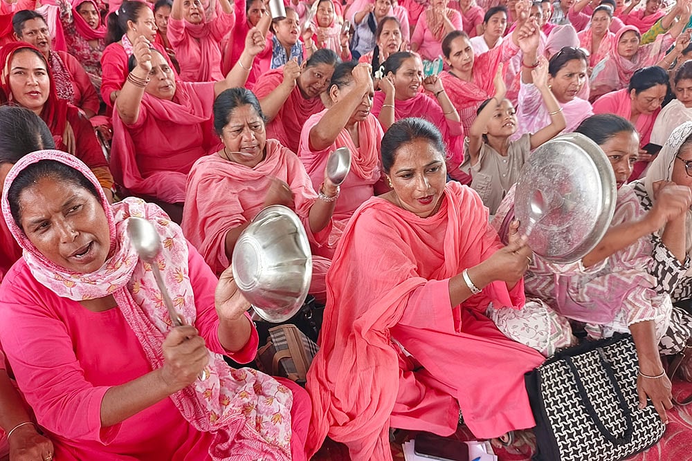 Protest in Patiala