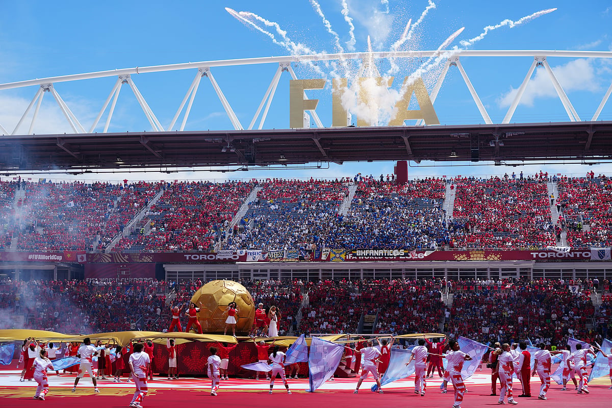 Canada Vs Bosnia-Herzegovina FIFA World Cup 2025 Group B Dancers 3 Canadian Press via AP