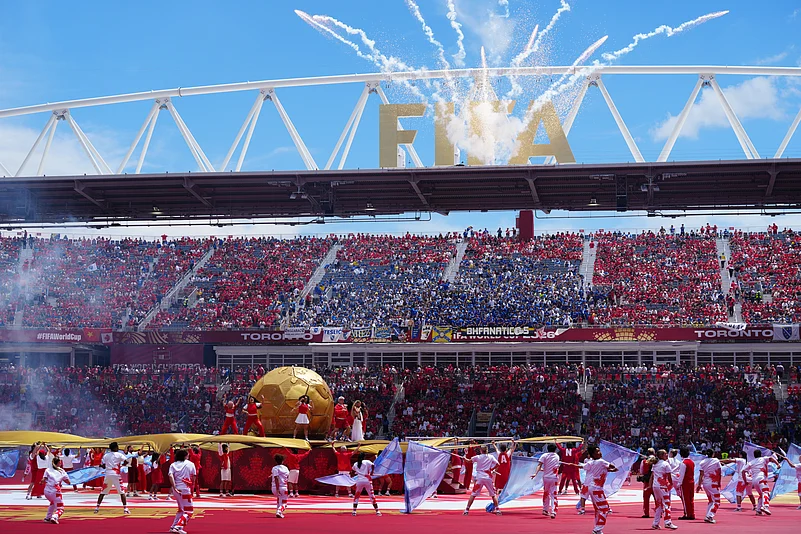 Canada Vs Bosnia-Herzegovina FIFA World Cup 2025 Group B Dancers 3 Canadian Press via AP
