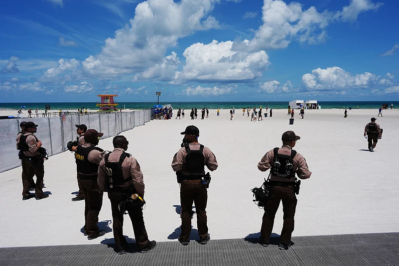 Mexico vs south Africa fifa world cup 2026 group a match reactions Miami Beach police ap photo