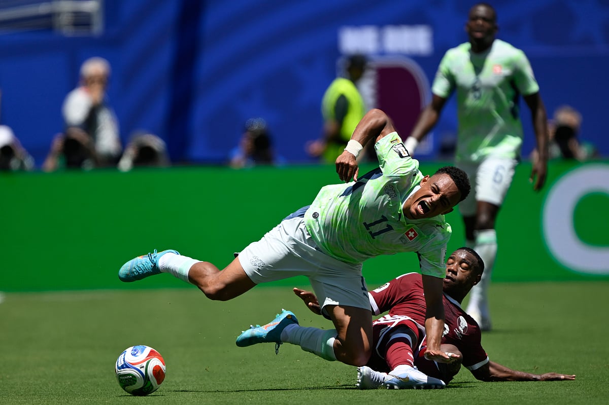 Qatar Vs Switzerland FIFA World Cup 2026 Group B Dan Ndoye Assim Madibo AP Photo