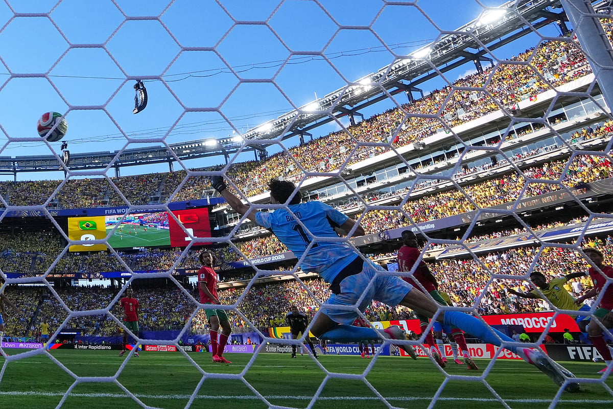 Brazil Vs Morocco FIFA World Cup 2026 Group C Vinicius Goal AP Photo
