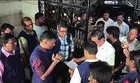 Abhishek Banerjee’s Kolkata Home Searched In Fraud Probe, TMC Alleges Political Vendetta PTI : In this screengrab from a video posted on June 12, 2026, Crime Investigation Department (CID) officials serve a notice outside the residence of TMC leader Abhishek Banerjee in connection with an investigation of an alleged provocative statement made by him during a poll rally in West Bengal.