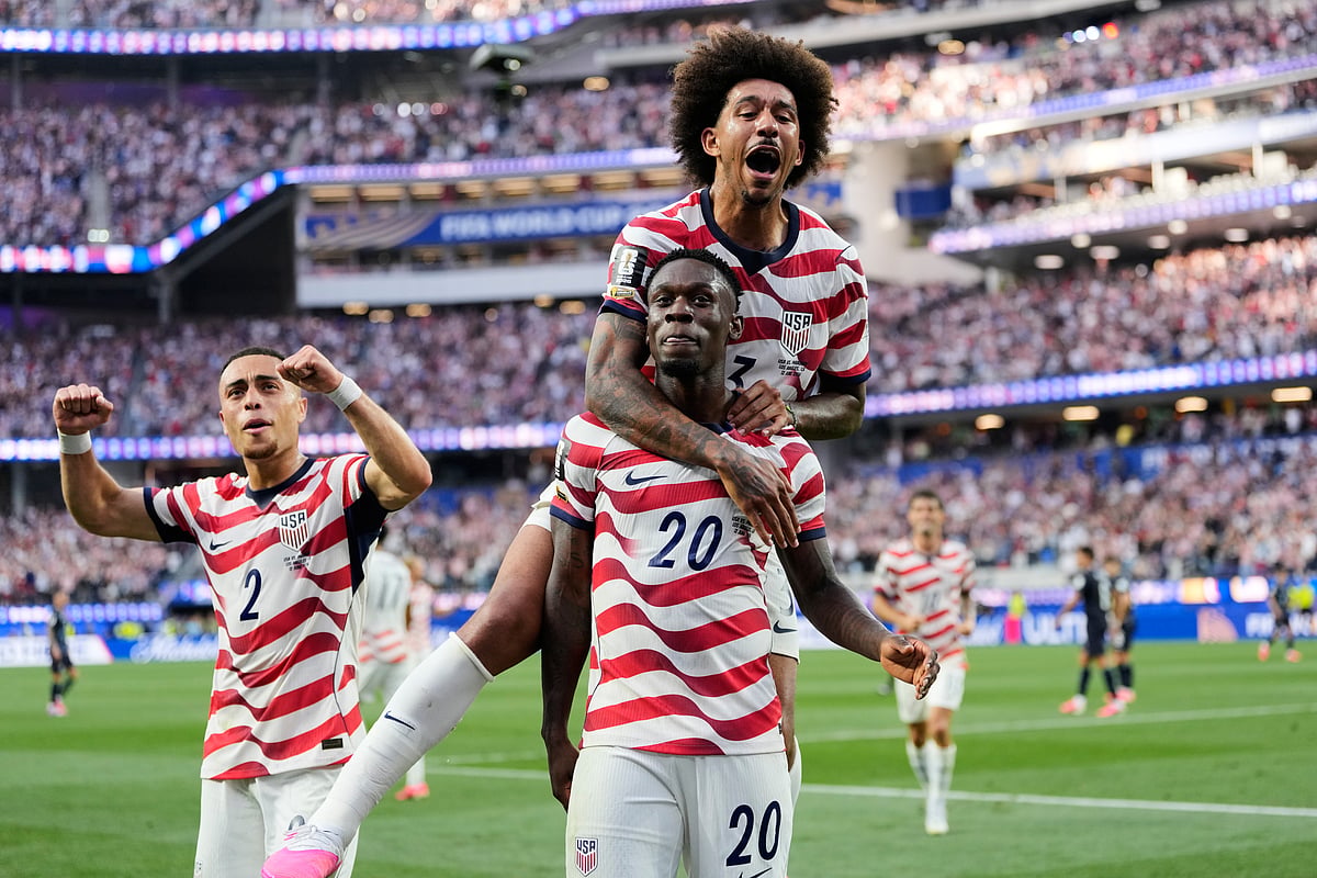 USA vs Paraguay FIFA World Cup 2026 Group D Folarin Balogun Celeb 2 AP Photo