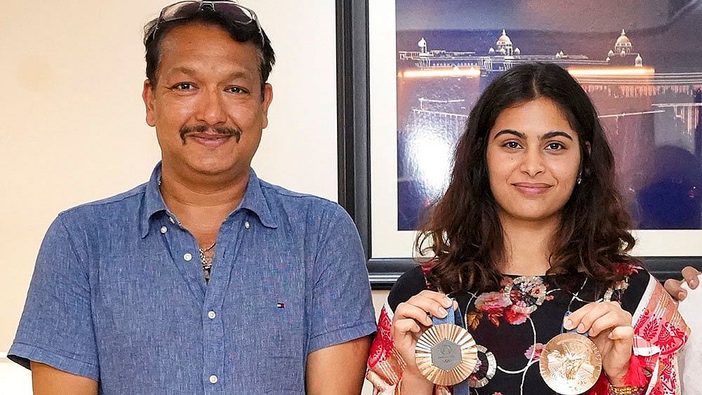 Manu Bhaker gives her first reaction via social media on Jaspal Rana's untimely death.  - | Photo: PTI/Kamal Kishore