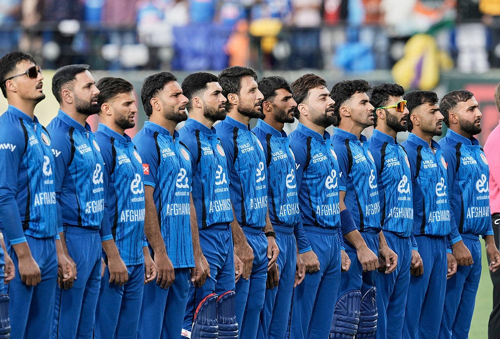 India vs Afghanistan 1st ODI Cricket highlights—Afghanistans players