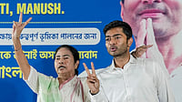 Predawn Police Search at Abhishek's Residence Triggers Fresh Political Storm in Bengal Photo: PTI/Swapan Mahapatra : Predawn Police Search at Abhishek's Residence Triggers Fresh Political Storm in Bengal