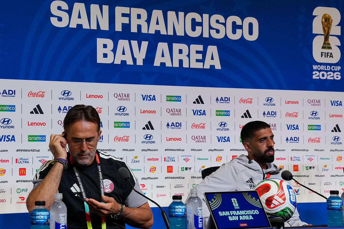 Qatar Vs Switzerland FIFA World Cup 2026 Group B Julen Lopetegui Hassan Al Haydos AP Photo