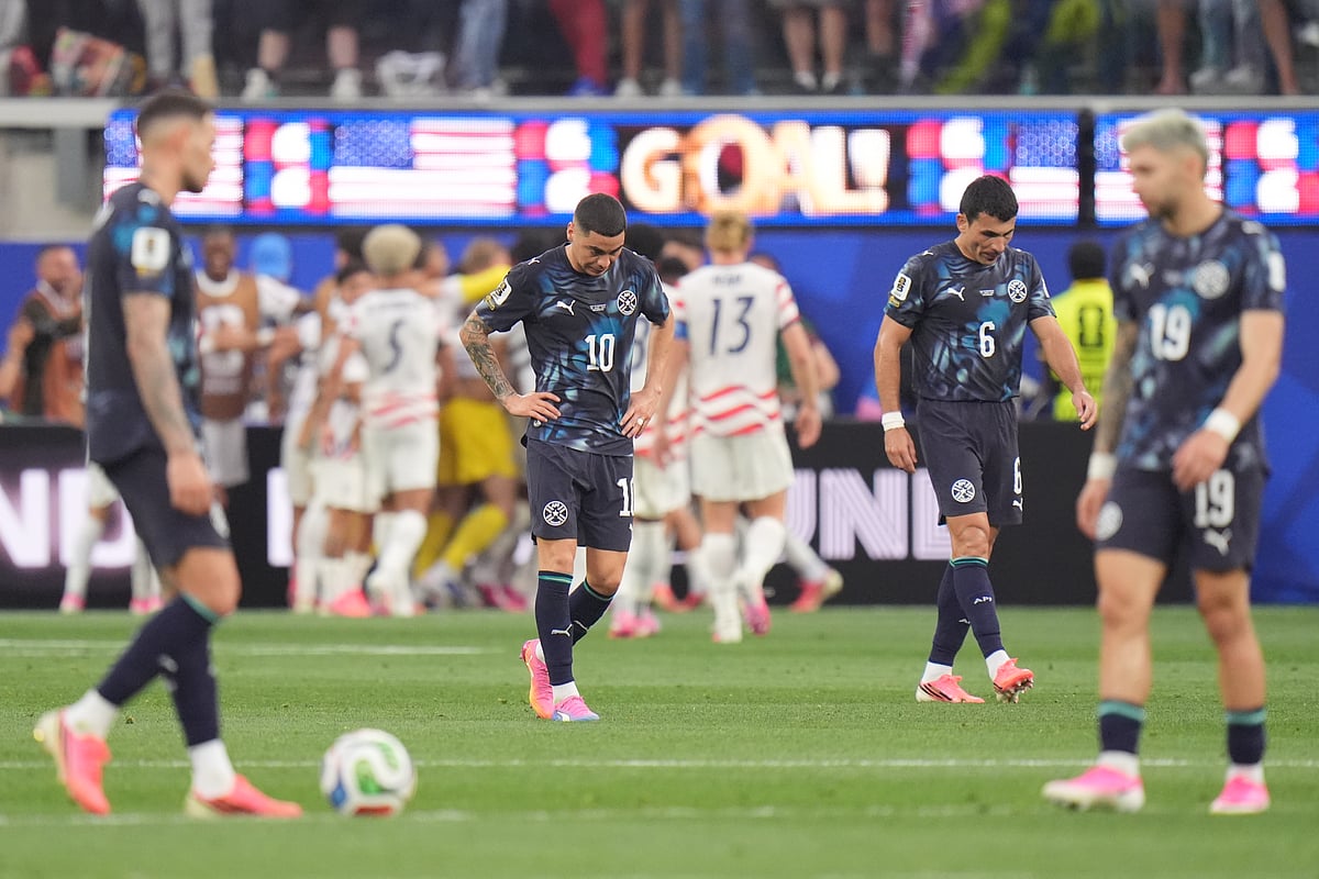 USA vs Paraguay FIFA World Cup 2026 Group D Paraguay player dejected AP Photo